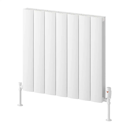 LOCO 600 X 660 White ALUMINIUM Radiator