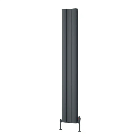 GIO 1800 X 280 Anthracite ALUMINIUM Radiator - Double