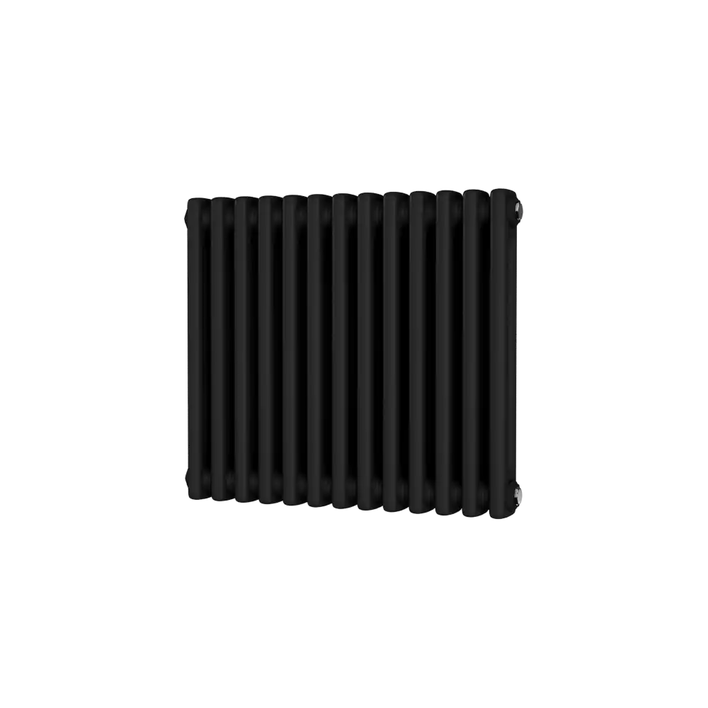 Traditional 2 Column Horizontal Radiator 500 x 592 Black