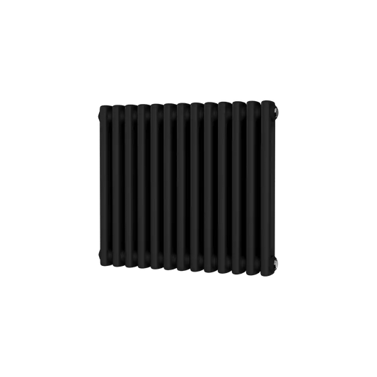 Traditional 2 Column Horizontal Radiator 500 x 592 Black