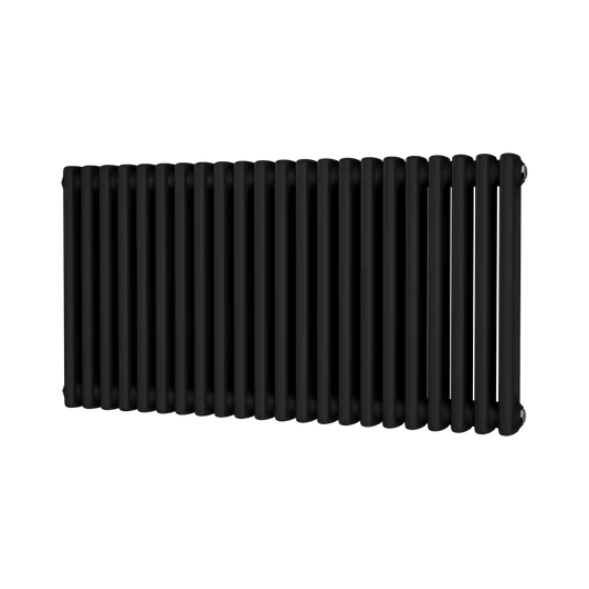 Traditional 2 Column Horizontal Radiator 500 x 988 Black