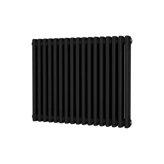 Traditional 2 Column Horizontal Radiator 600 x 768 Black
