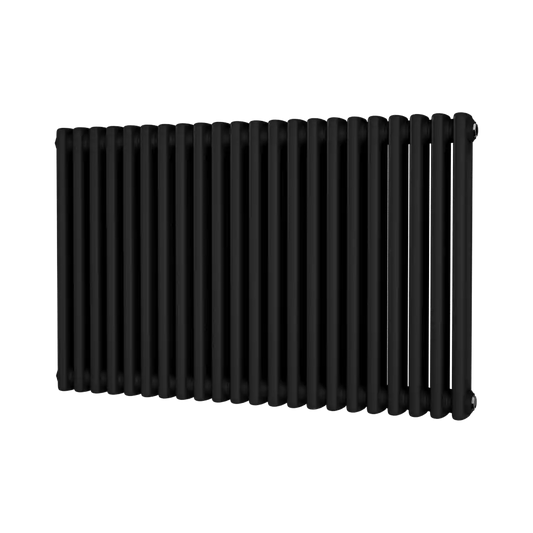 Traditional 2 Column Horizontal Radiator 600 x 988 Black