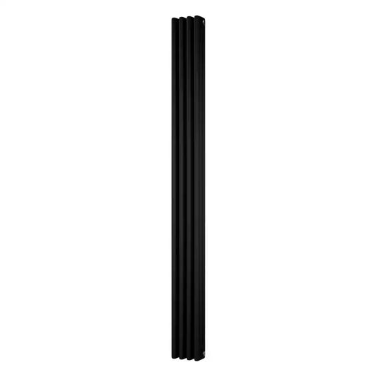 Traditional 3 Column Vertical Radiator 1800 x 200 Black