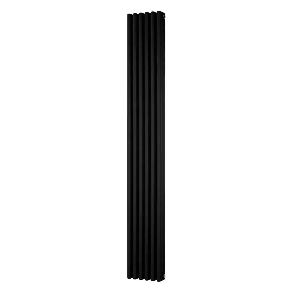 Tall & Slim Black Traditional Radiator - 3 Columns, 1800mm High | 287mm Wide