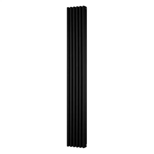 Traditional 3 Column Vertical Radiator 1800 x 290 Black