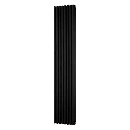 Traditional 3 Column Vertical Radiator 1800 x 380 Black