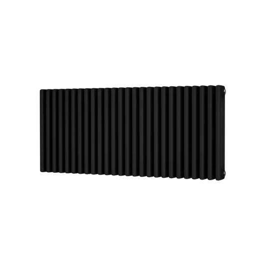 Traditional 3 Column Horizontal Radiator 500 x 1177 Black