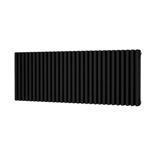 Traditional 3 Column Horizontal Radiator 500 x 1355 Black