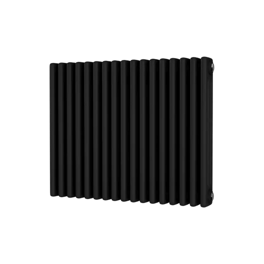 Traditional 3 Column Horizontal Radiator 600 x 777 Black