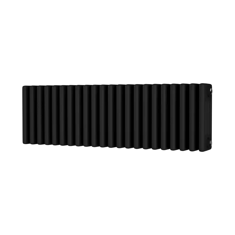 300mm Width Panel Radiator Black Low Level Designer Radiator - 4 Column, 988mm Wide | 300mm High ...