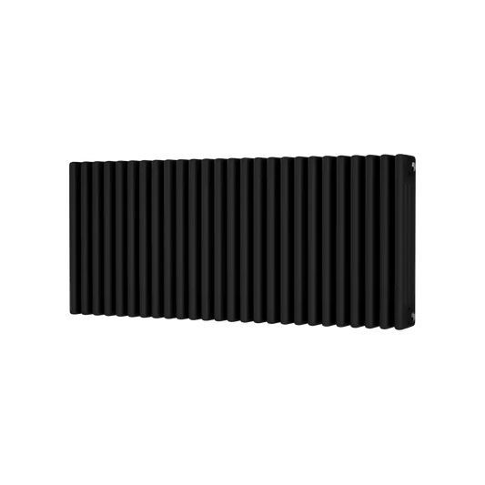 Traditional 4 Column Horizontal Radiator 500 x 1164 Black