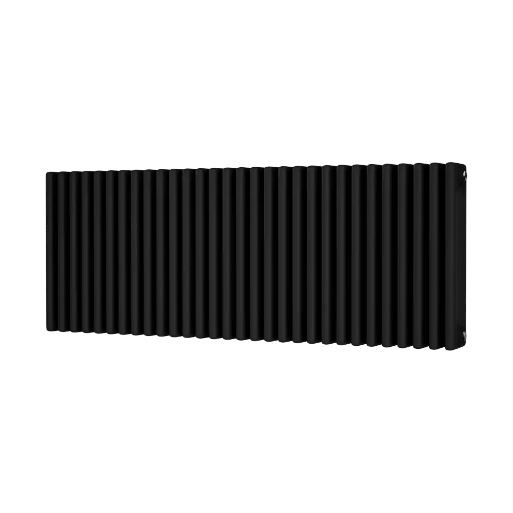Traditional 4 Column Horizontal Radiator 500 x 1340 Black