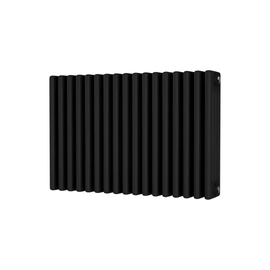 Traditional 4 Column Horizontal Radiator 500 x 768 Black