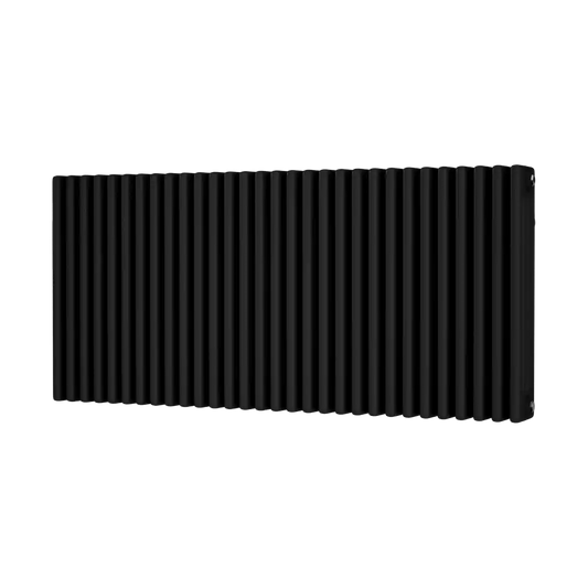 Traditional 4 Column Horizontal Radiator 600 x 1340 Black