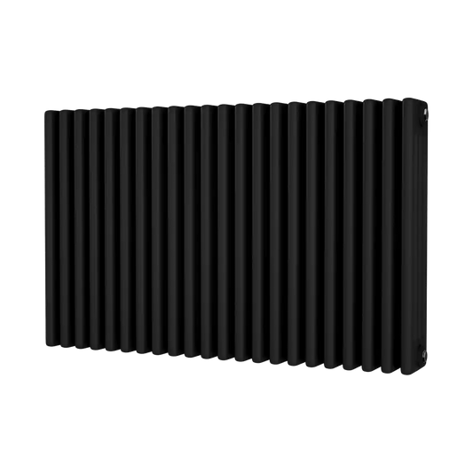 Traditional 4 Column Horizontal Radiator 600 x 988 Black