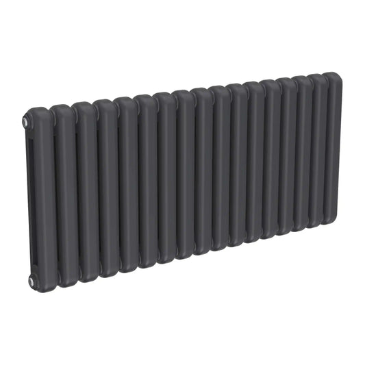 CONEVA 550mm X 1210mm Horizontal Anthracite Column Radiator