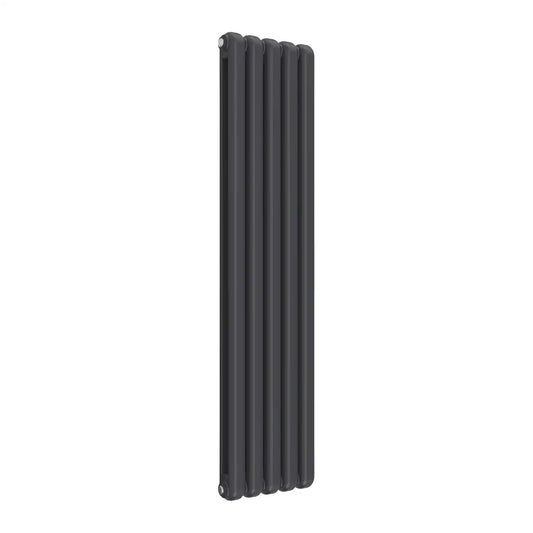 CONEVA 1500mm X 370mm Vertical Anthracite Column Radiator