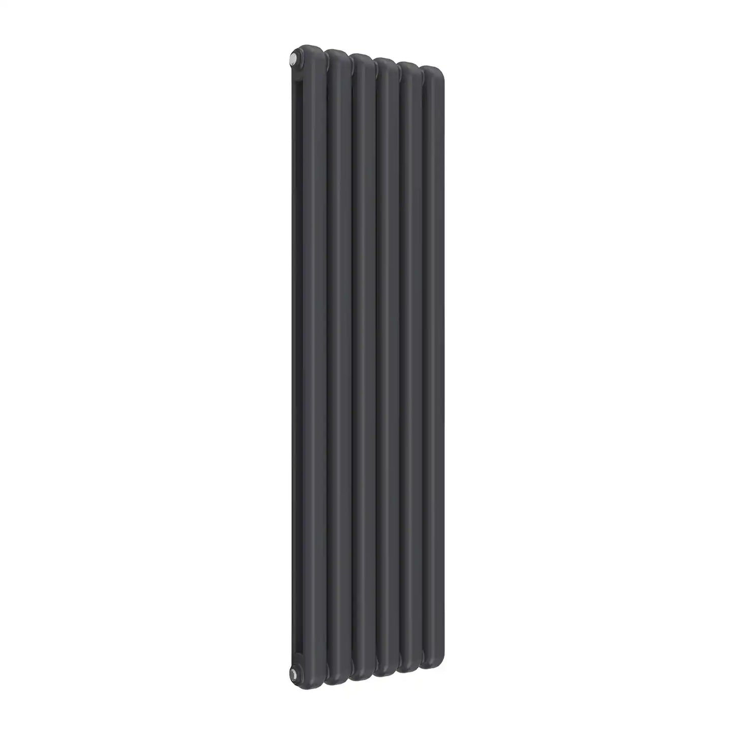 Anthracite Vertical Designer Radiator - 2 Columns, 440mm Wide | 1500mm High