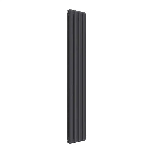 CONEVA 1800mm X 300mm Vertical Anthracite Column Radiator