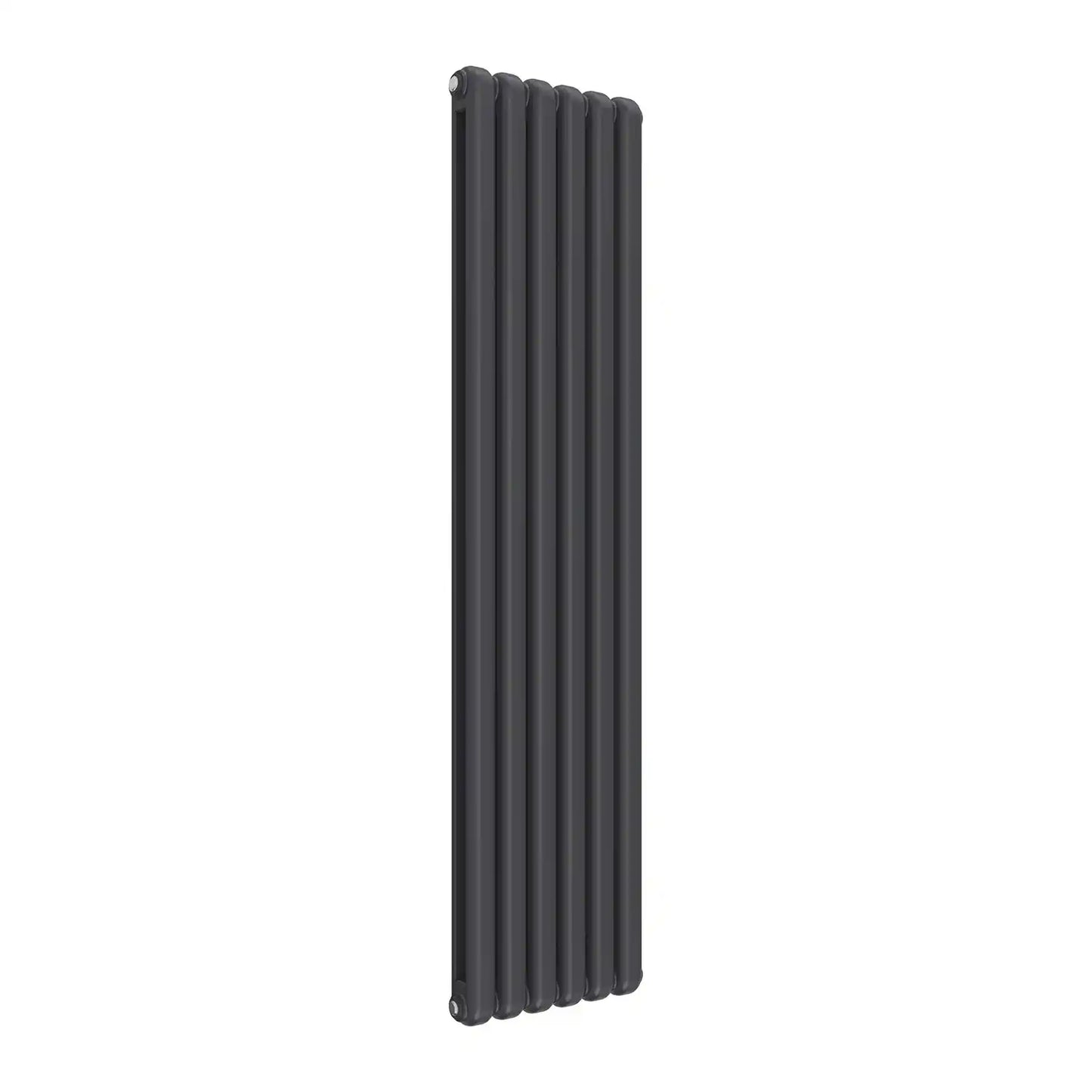 Anthracite Vertical Designer Radiator - 2 Columns, 440mm Wide | 1800mm High