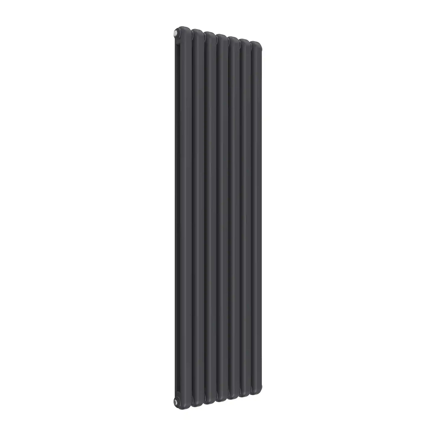 Tall Anthracite Vertical Designer Radiator - 2 Columns, 510mm Wide | 1800mm High