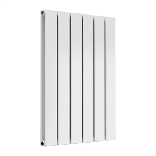 600 X 440 FLAT Horizontal White Radiator - Double