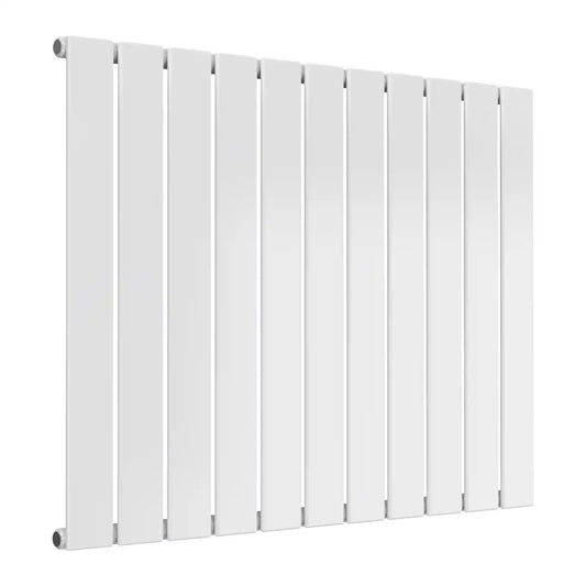 600 X 810 FLAT Horizontal White Radiator - Single