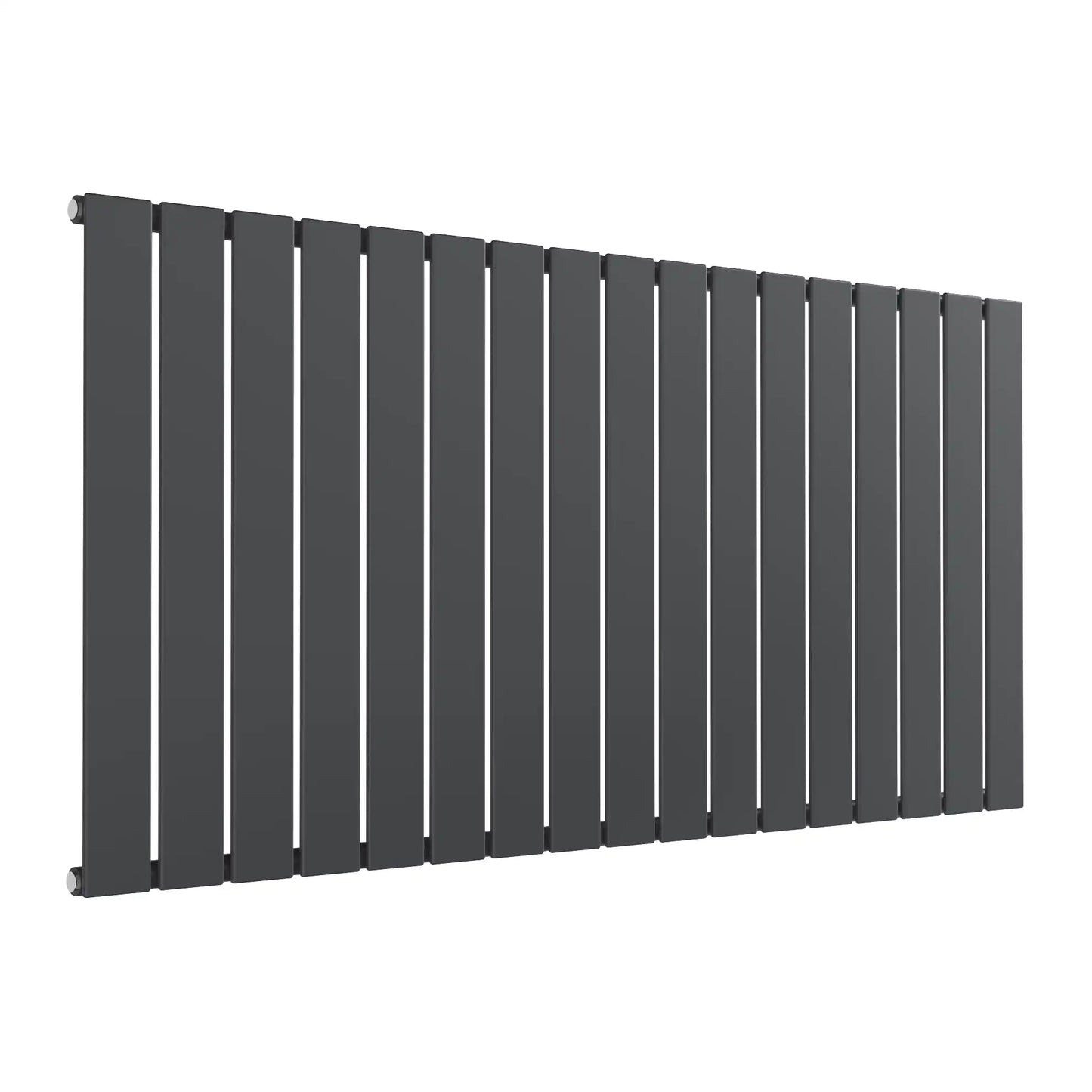 600 X 1254 FLAT Horizontal Anthracite Radiator - Single