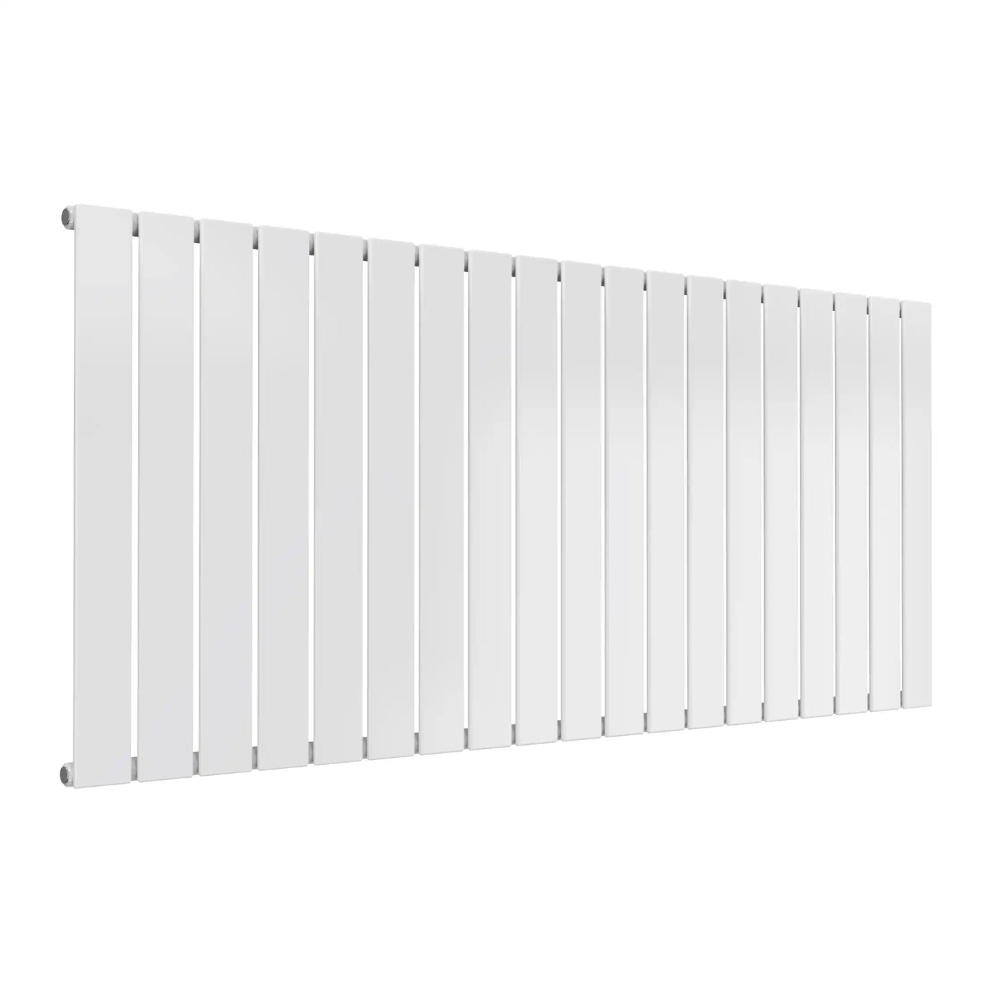 600 X 1402 FLAT Horizontal White Radiator - Single