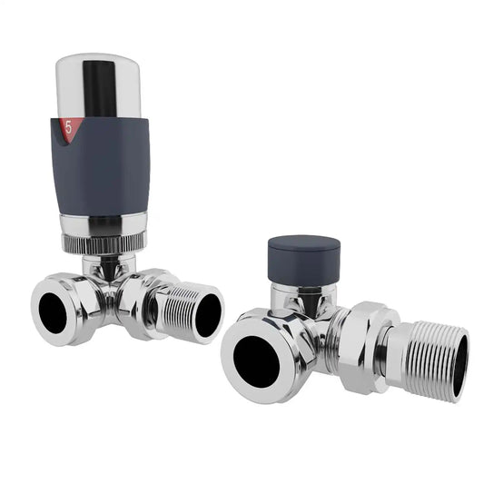 Anthracite/Chrome Corner TRV pack