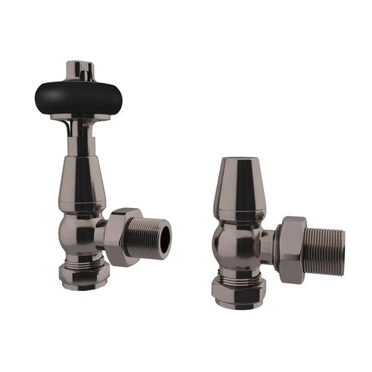 TRV Pack Traditional Wooden Head Black Nickel Angled