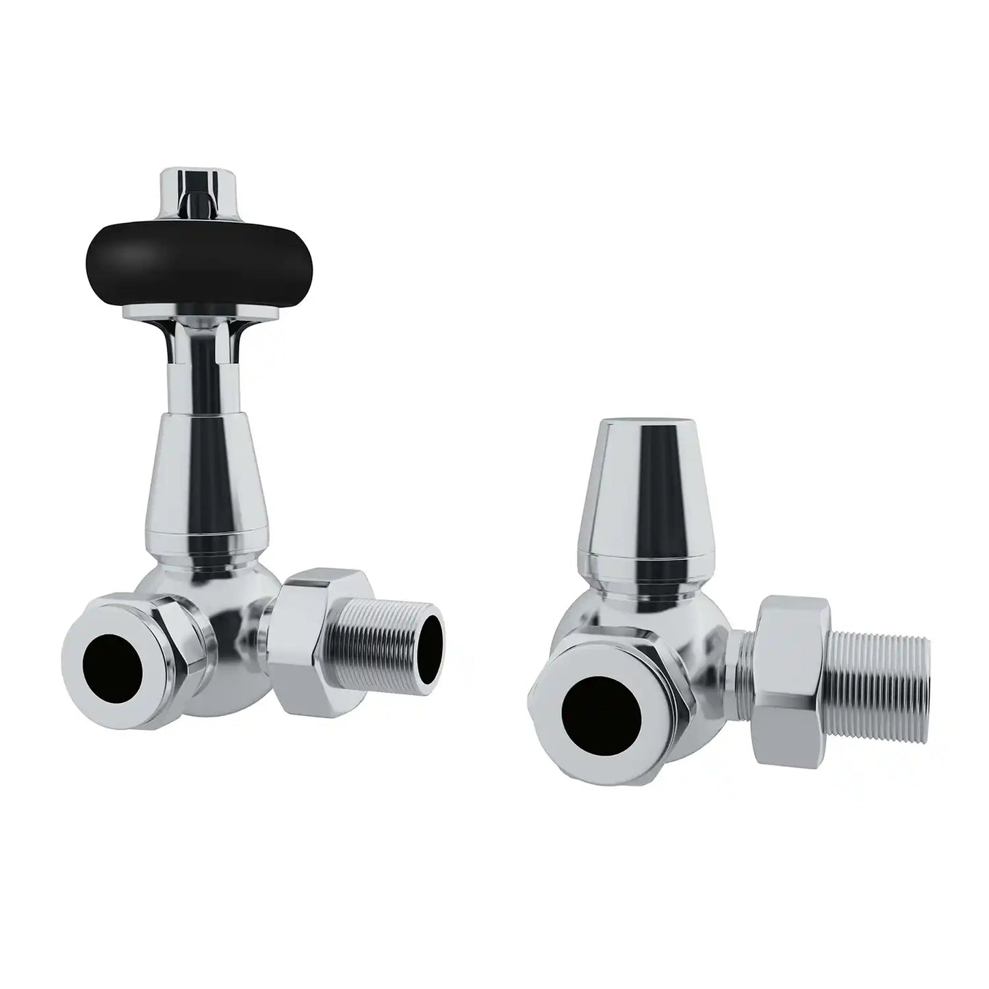 TRV Pack Traditional Wooden Head Chrome Corner