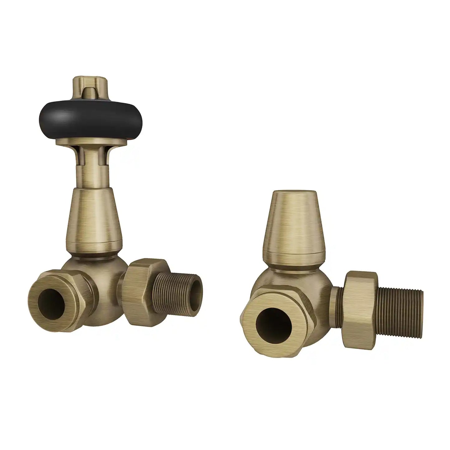 TRV Pack Traditional Wooden Head Disheveled Antique Brass Corner