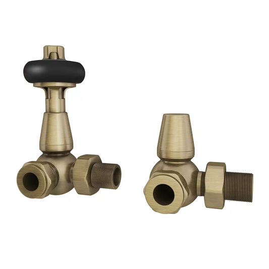 TRV Pack Traditional Wooden Head Disheveled Antique Brass Corner