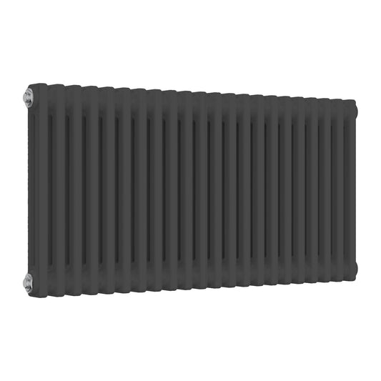 Anthracite 2 Column Designer Radiator - 1010mm Wide | 500mm High