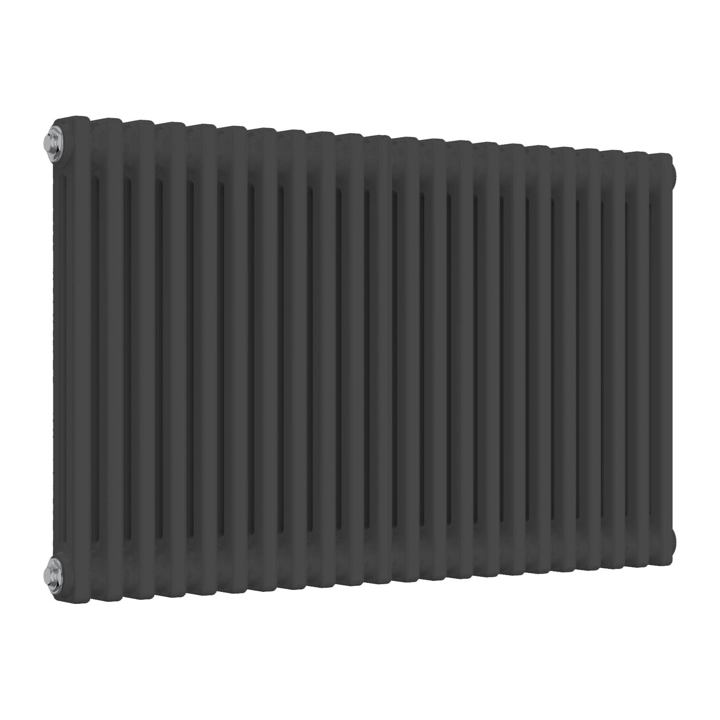 Anthracite 2 Column Designer Radiator - 1010mm Wide | 600mm High
