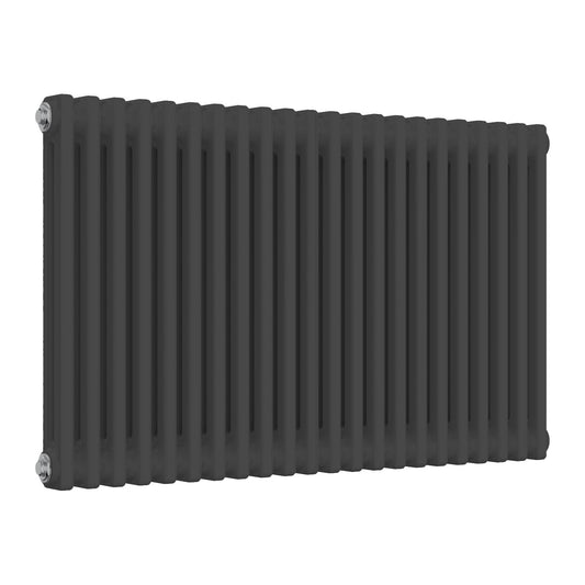 Anthracite 2 Column Designer Radiator - 1010mm Wide | 600mm High