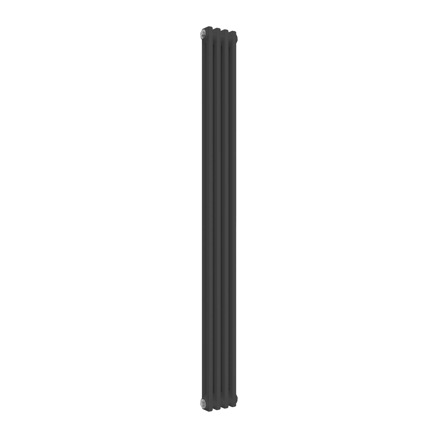 Anthracite 2 Column Slim & Tall Radiator - 1800mm High | 200mm Wide