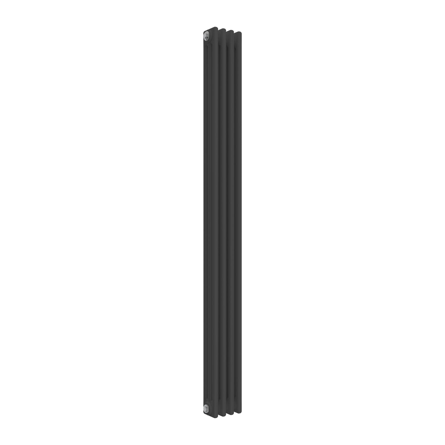 Narrow Vertical Radiator - 3 Columns Anthracite, 1800mm High | 200mm Wide