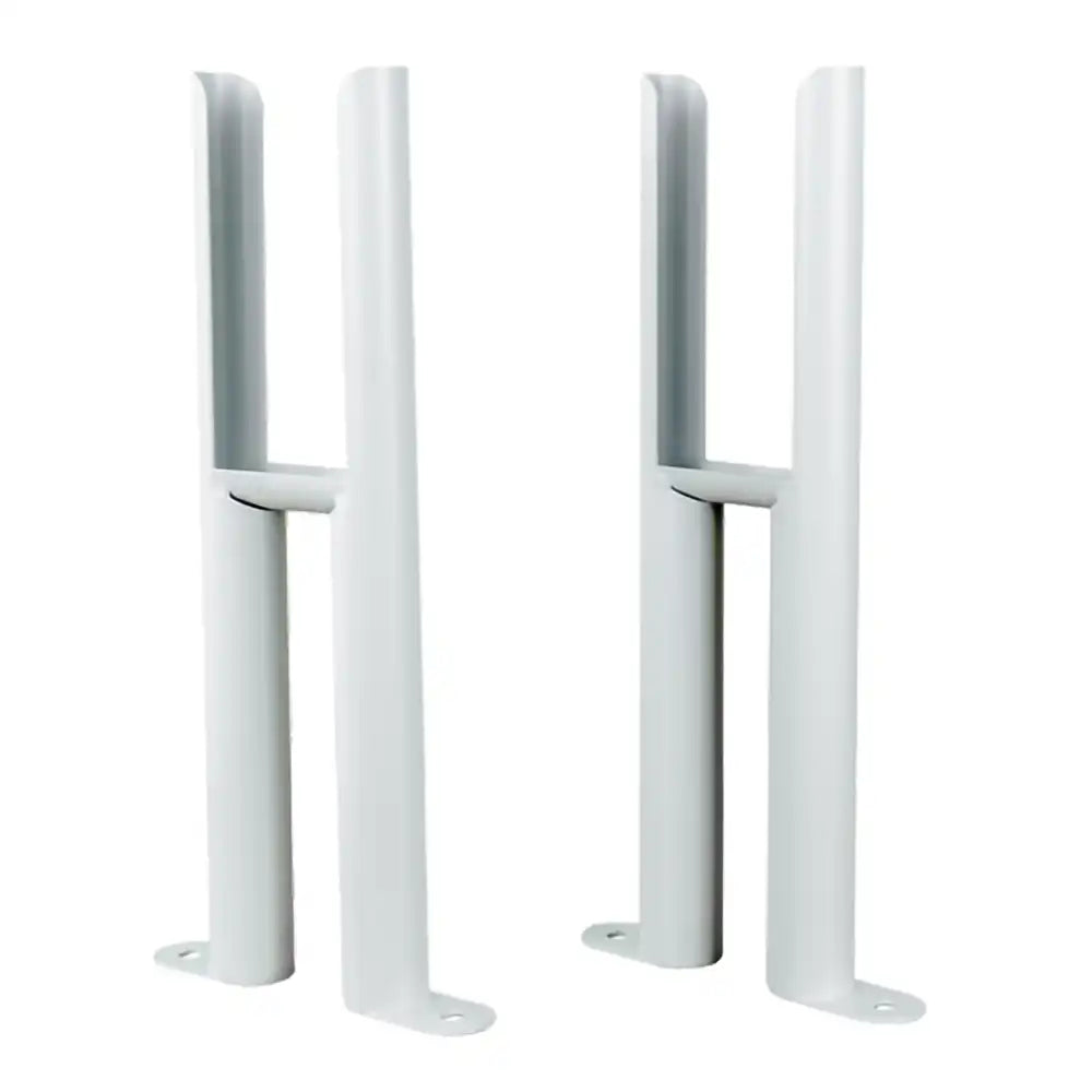 Colona 2 COLUMN Radiator Feet in White (PAIR)