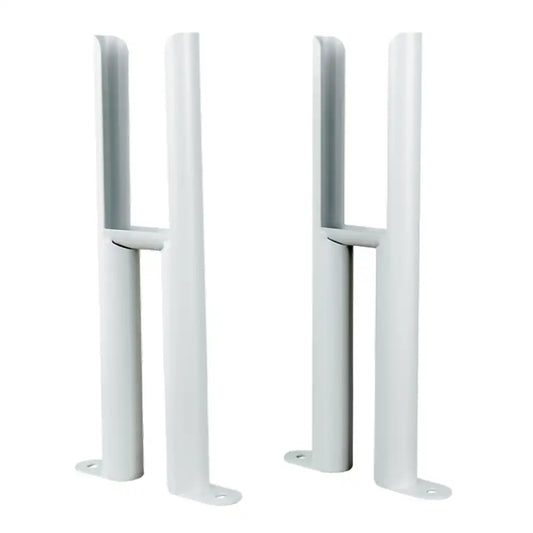 Colona 2 COLUMN Radiator Feet in White (PAIR)